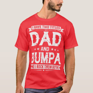 Camiseta Tengo Dos Títulos Papá Y El Día De Los Padres Funn