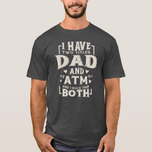 Camiseta Tengo Dos Títulos Papá Y El Día De Los Padres Grac