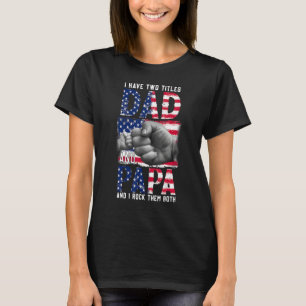 Camiseta Tengo Dos Títulos Papá Y Papá Y Los Rocío Bot