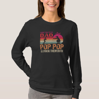 Camiseta Tengo Dos Títulos Papá Y Pop Y Yo Les Roto Bo