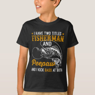 Camiseta Tengo Dos Títulos Pescador Bunnyaw Byss Día Del Pa