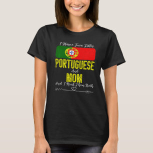 Camiseta Tengo Dos Títulos Portugués Y Mamá Portugal