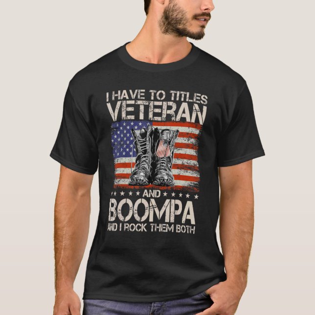 Camiseta Tengo Dos Títulos Veterano Y Boompa Y Me Rocío El (Anverso)