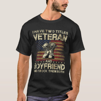 Camiseta Tengo Dos Títulos Veterano Y Novio | Veterano