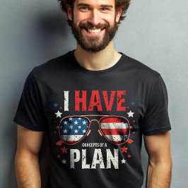 Camiseta Tengo el concepto de un plan para el debate de Tru