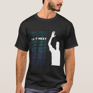 Camiseta Tengo el siguiente gracioso baloncesto - Azul Negr