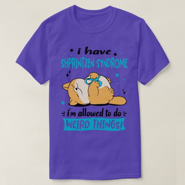 Camiseta Tengo el síndrome de Shprintzen, me permiten hacer (Diseño del anverso)