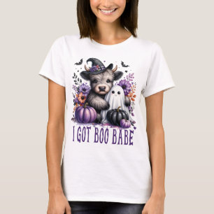 Camiseta Tengo El Tema De Boo Babe Halloween