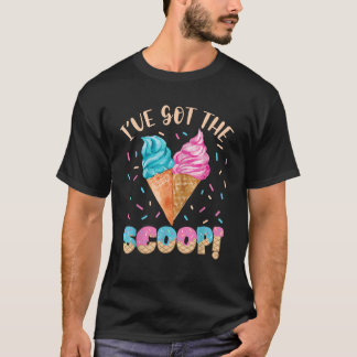 Camiseta Tengo el tema del crema de hielo revelador de géne