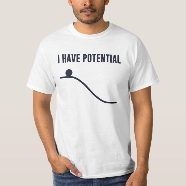 Camiseta Tengo energía potencial (Anverso)