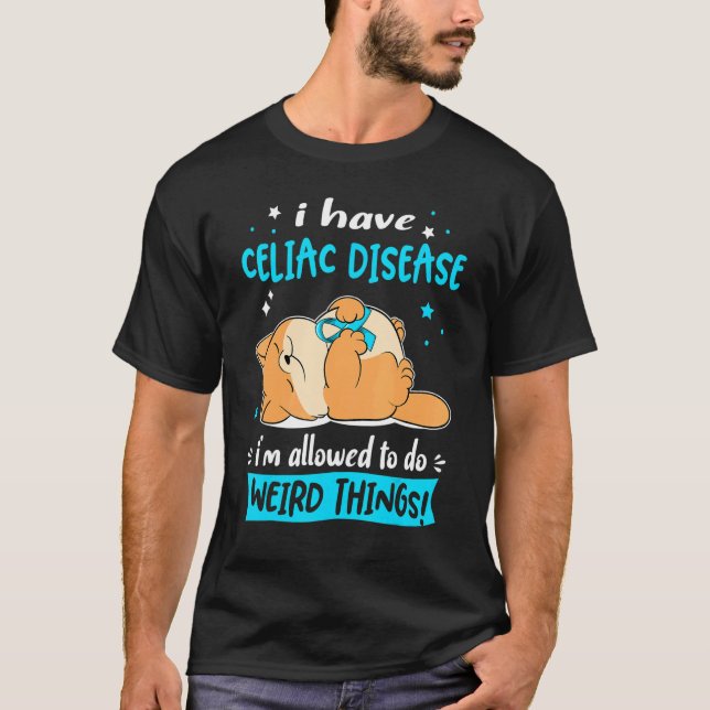 Camiseta Tengo Enfermedad Celiac a la que se me permite hac (Anverso)