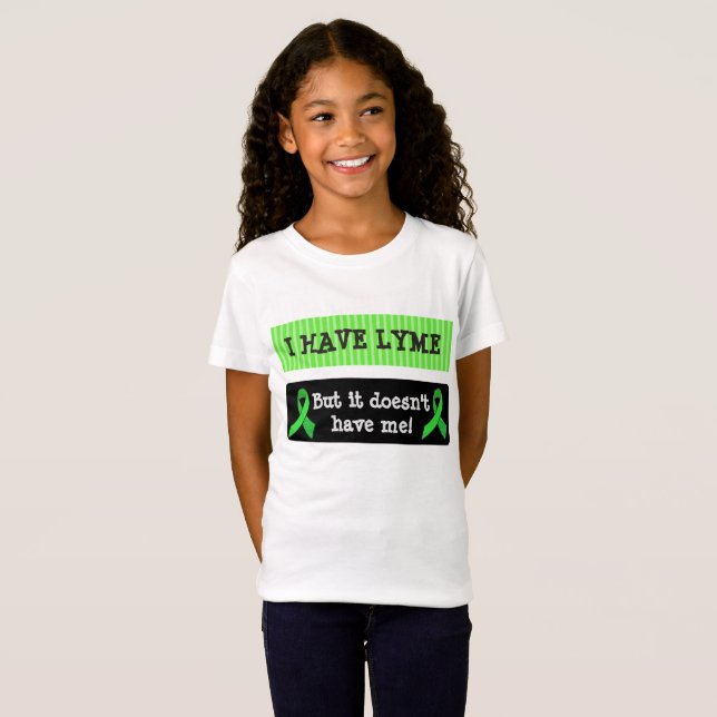 Camiseta Tengo enfermedad de Lyme, pero no me tiene (Anverso completo)