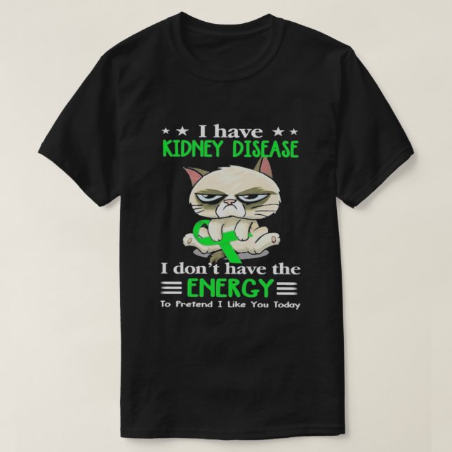 Camiseta Tengo Enfermedad Renal (Diseño del anverso)