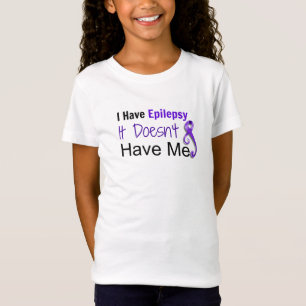 Camiseta Tengo epilepsia.  No me tiene las camisas