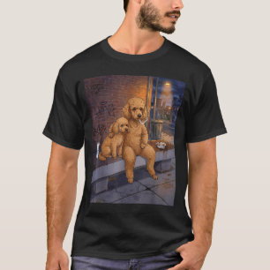 Camiseta Tengo Ese Perro Dentro De Mí Chiste De Poodle Fuma