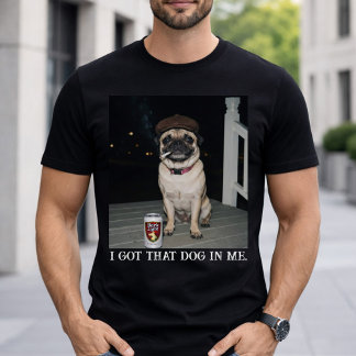 Camiseta Tengo Ese Perro Dentro De Mí, Chistoso Meme De Pug