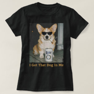 Camiseta Tengo ese perro dentro de mí Funny Corgi Dog Meme