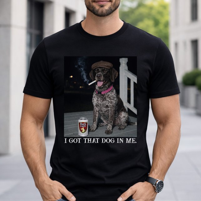 Camiseta Tengo ese perro dentro de mí, Pointer alemán de pe (Subido por el creador)