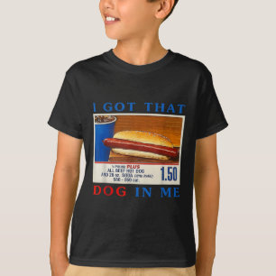 Camiseta Tengo Ese Perro En Mí Combo De Hotdogs Graciosos P