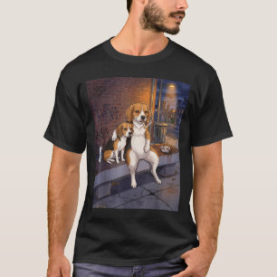 Camiseta Tengo Ese Perro En Mí Funny Beagle Fumando Cerveza