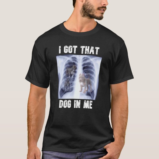 Camiseta Tengo ese perro en mi meme de rayos (Anverso)