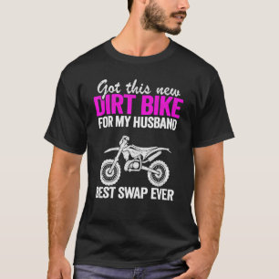 Camiseta Tengo Esta Nueva Bicicleta Sucia Para Mi Marido Mo
