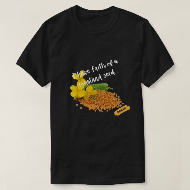 Camiseta Tengo fe (Diseño del anverso)