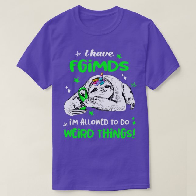 Camiseta Tengo Fgimds me permiten hacer cosas raras (Diseño del anverso)