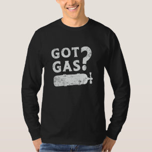 Camiseta Tengo gas Scuba Buceo Buceador Océano Profundo Mar