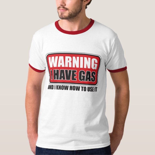 CAMISETA TENGO GAS Y SÉ UTILIZARLO (Anverso)
