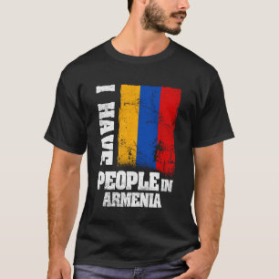 Camiseta Tengo gente en Armenia Bandera de Armenia
