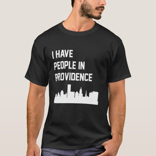 Camiseta Tengo gente en Providence Rhode Island (Anverso)
