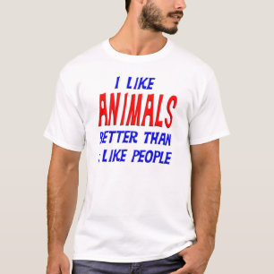 Camiseta Tengo gusto de animales mejores que tengo gusto de