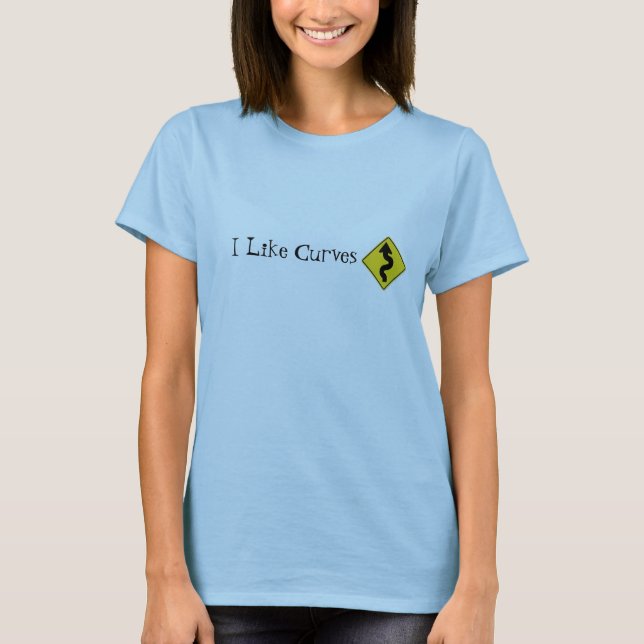 Camiseta Tengo gusto de curvas (Anverso)