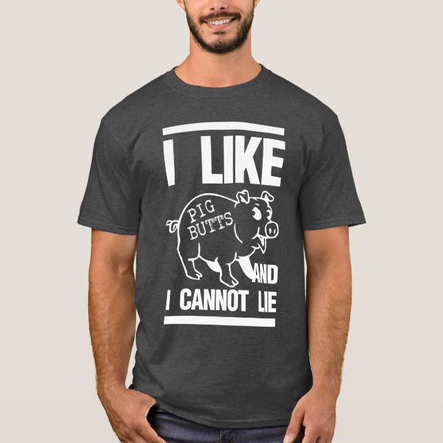 Camiseta tengo gusto de extremos del cerdo (Anverso)