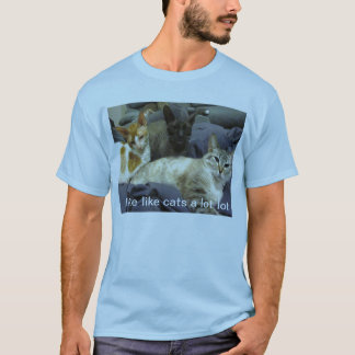Camiseta Tengo gusto de gatos