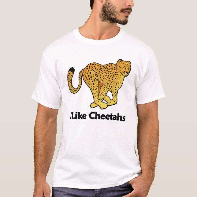 Camiseta Tengo gusto de guepardos (Anverso)