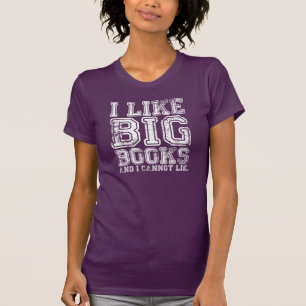 Camiseta Tengo gusto de los libros grandes y no puedo