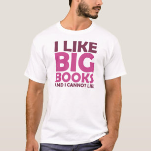 Camiseta Tengo gusto de los libros grandes y no puedo