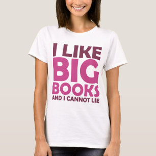 Camiseta Tengo gusto de los libros grandes y no puedo