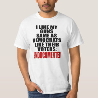Camiseta Tengo gusto de mis armas iguales que Demócratas