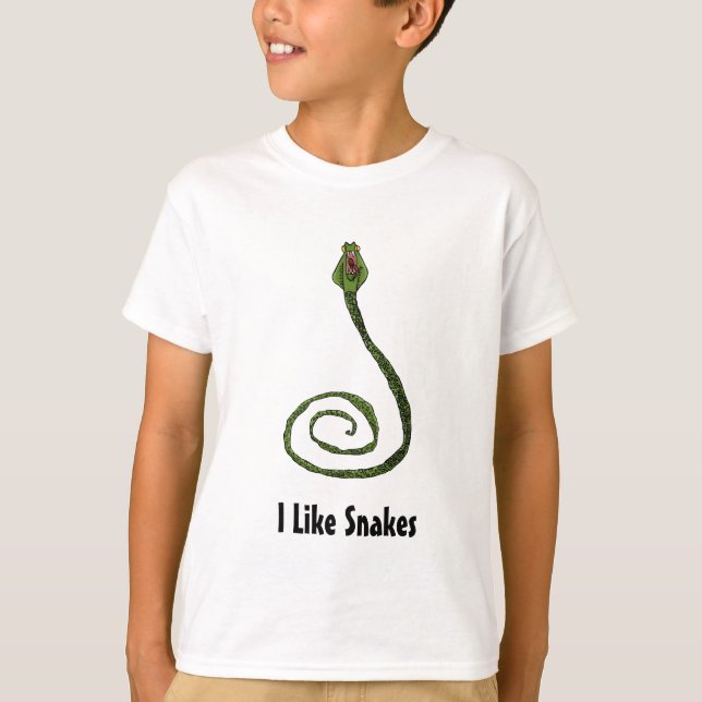 Camiseta Tengo gusto de serpientes (Anverso)