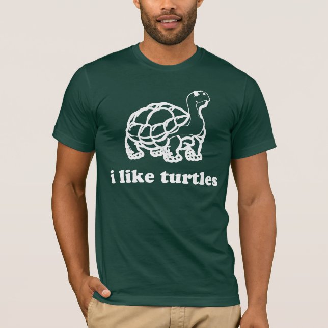 Camiseta Tengo gusto de tortugas (Anverso)