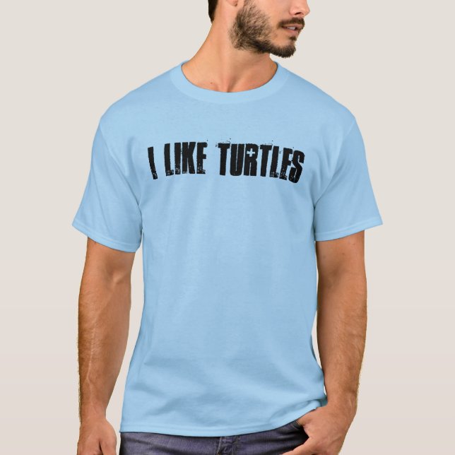 Camiseta Tengo gusto de tortugas (Anverso)