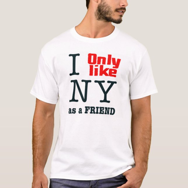Camiseta Tengo gusto solamente de NY (Anverso)