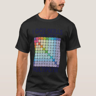 Camiseta Tengo Habilidades Están Multiplicando Profesor de