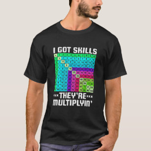 Camiseta Tengo habilidades que están multiplicando al profe