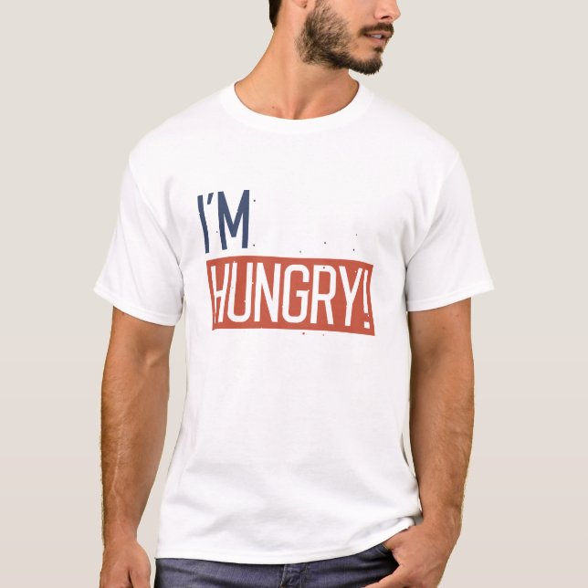 Camiseta Tengo hambre (Anverso)