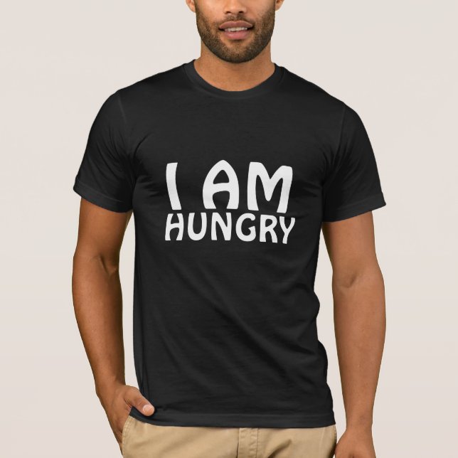 Camiseta Tengo hambre (Anverso)