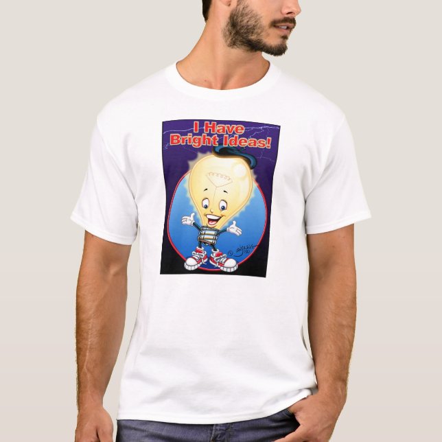 Camiseta ¡Tengo ideas brillantes! (Anverso)